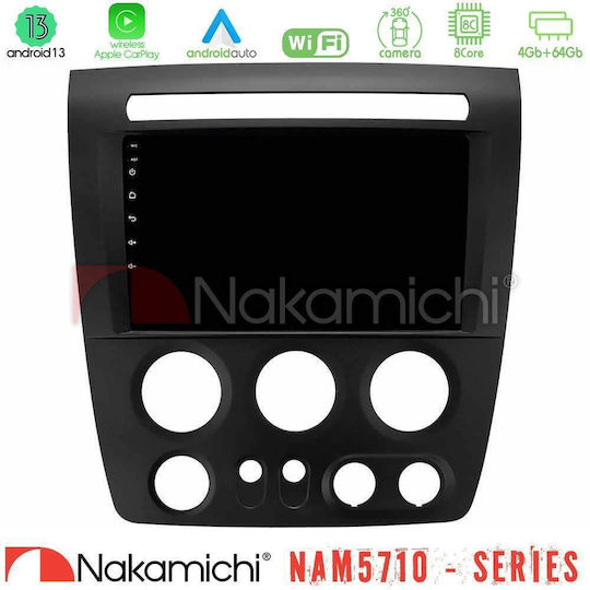Nakamichi Car Audio System Hummer H3 2005-2009 Bluetooth USB WiFi GPS Apple CarPlay Android Auto with 9" Touch Screen