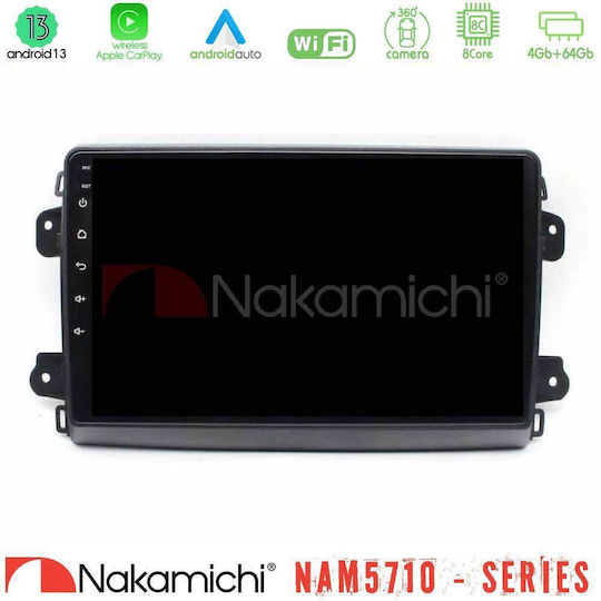 Nakamichi Ηχοσύστημα Αυτοκινήτου για Opel Movano Fiat Ducato Citroen Jumper 2011-2021 (Bluetooth/USB/WiFi/GPS/Apple-Carplay/Android-Auto) με Οθόνη Αφής 9"