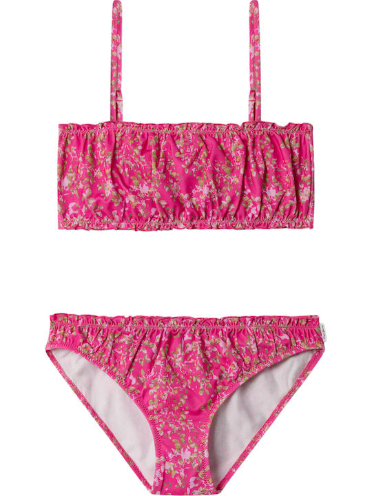 Pepe Jeans Ditsy Kids Swimwear Set Deep Fuchsia