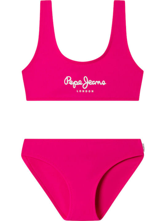Pepe Jeans Παιδικό Μαγιό Σετ Deep Fuchsia
