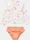 Zippy Kids Swimwear Set Ecru Orange