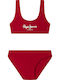 Pepe Jeans Παιδικό Μαγιό Σετ Cherry Red