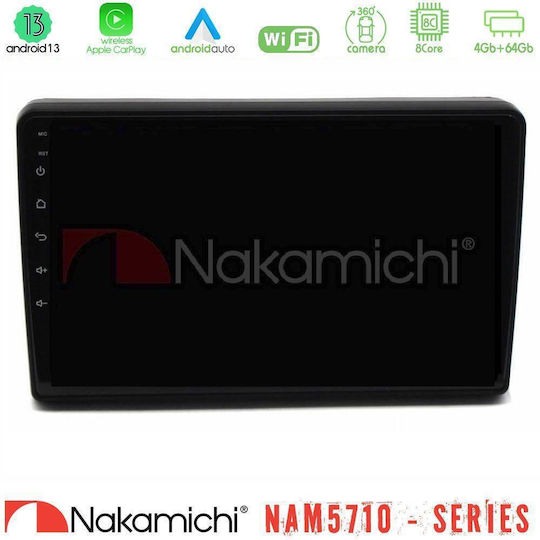 Nakamichi Ηχοσύστημα Αυτοκινήτου για Citroen C5 2008-2019 (Bluetooth/USB/WiFi/GPS/Apple-Carplay/Android-Auto) με Οθόνη Αφής 10"