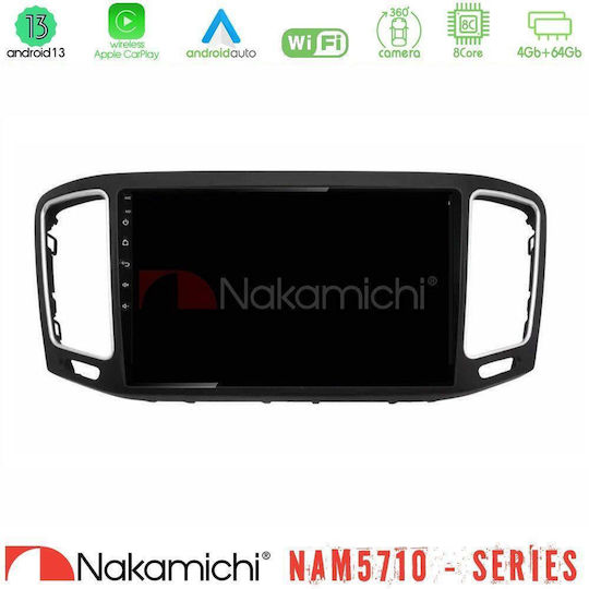 Nakamichi Ηχοσύστημα Αυτοκινήτου για Volkswagen Sharan 2010-2015 (Bluetooth/USB/WiFi/GPS/Apple-Carplay/Android-Auto) με Οθόνη Αφής 9"