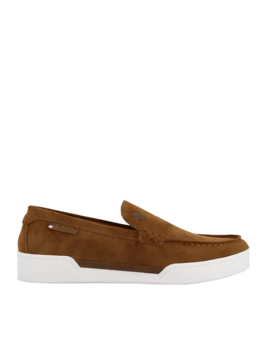 U.S. Polo Assn. Ανδρικά Loafers σε Καφέ Χρώμα