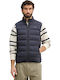 Sleeveless Puffer Jacket Waterproof Dark Blue