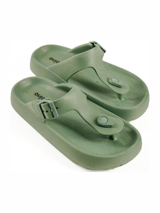 Sabino Flip Flops In Green Colour