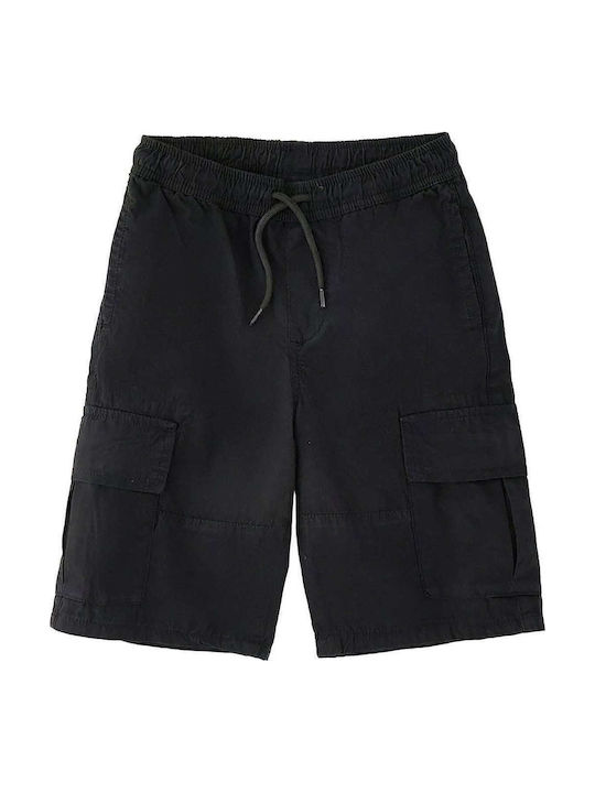 Kids Fabric Shorts/Bermuda Black