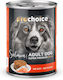 Prochoice Nasses Hundefutter mit Lachs 400g