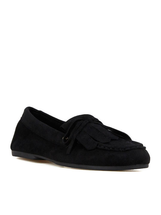 Damen Mokassins in Schwarz Farbe