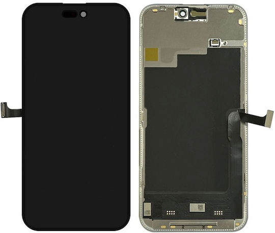 Екран Soft със Сензорен Механизъм за iPhone 15 (Черен)