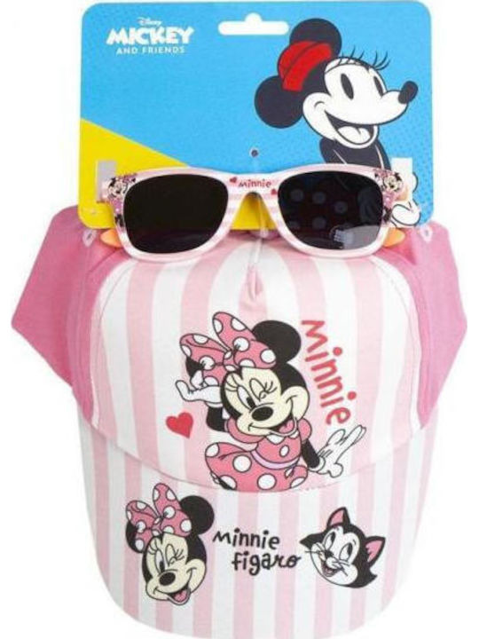 Childrenland Kids' Hat Jockey Fabric Sunscreen Pink