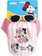 Childrenland Kids' Hat Jockey Fabric Sunscreen Pink