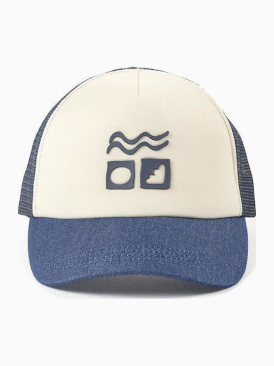Zippy Kids' Jockey Fabric Blue Hat