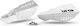 UFO Protective Motorcycle Handguards in White Color
