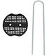 Set 6 Suport Cuie Fixare Agrotextil Țesătură Geotextilă 25 Cm