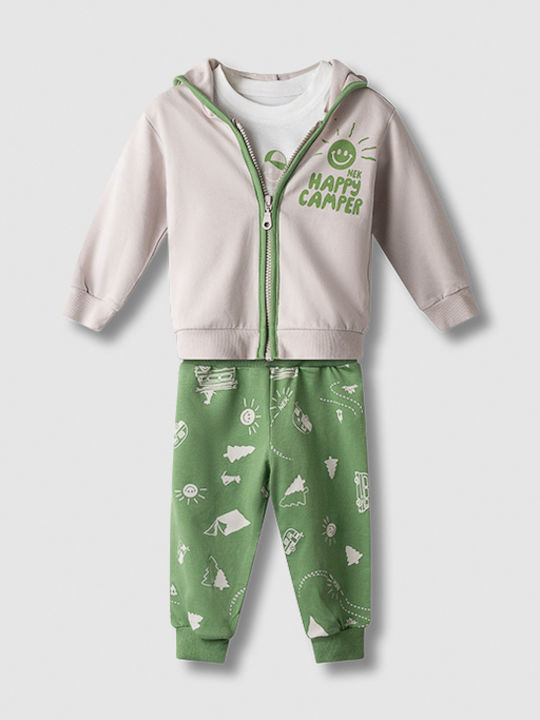 Nek Kids Wear Παιδικό Σετ Φόρμας Μπεζ