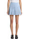 Πλισέ Mini Φούστα Light Blue