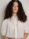 Short Sleeve Women's Shirt White
