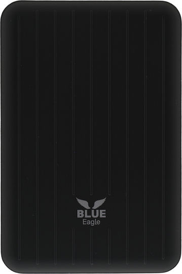 Blue Eagle BE-PBW-07 MagSafe Power Bank 10000mAh 15W με Θύρα USB-A και Θύρα USB-C Μαύρο