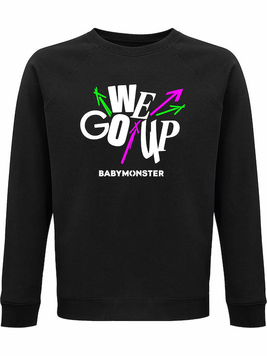 Παιδικό Φούτερ Black Babymonster Kpop Band We Go Up