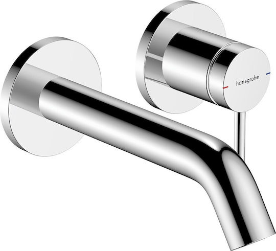 Hansgrohe Комплект Смесител И Чучур Вградени Батерии За Лавабо Сребрист Hansgrohe Комплект Смесител И Чучур Вградени Батерии За Лавабо Сребрист