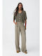 Kids Fabric Trousers Green