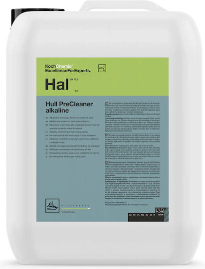Koch-chemie Hal Hull Precleaner Alkaline Detergent Alcalin Pentru Suprafețe Marine și Gelcoat 10l 513010 Koc-513010