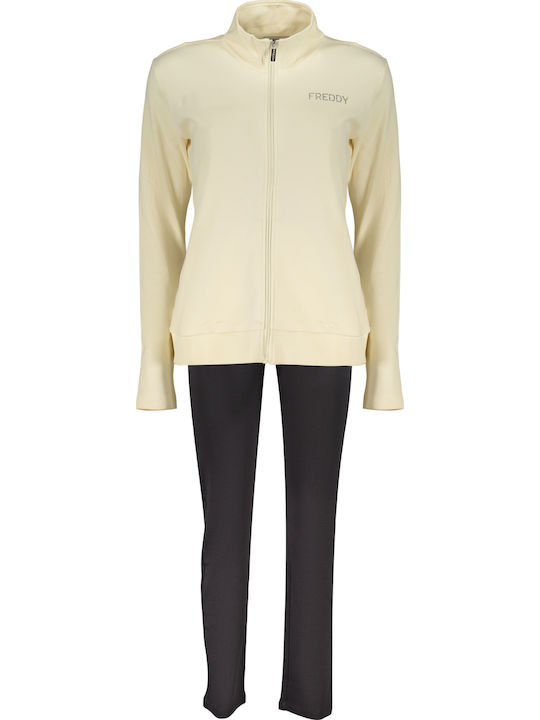 Beige Sweatpants Set