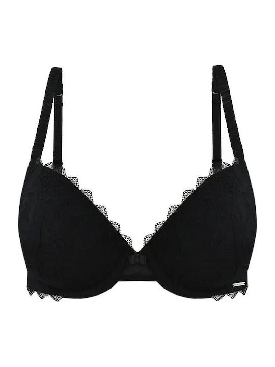 Black Push Up Bra