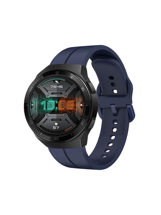 Silicone Strap Navy Blue Huawei Watch GT 2e