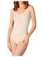 Palco Women's Sleeveless Bodysuit Modal "Simply You"-4/354-Beige