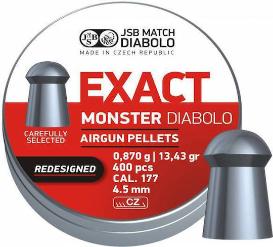 Jsb Exact Monster 4,52mm 0,870g 400 Bucăți Redesigned