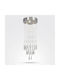 Lampa Chandelier Ø77cm with Crystals Silver