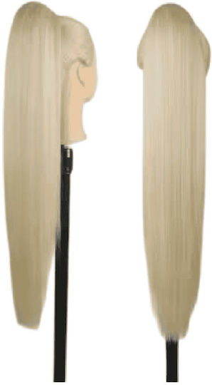 Ponytail Synthetic Hair Kanekalon High Quality Nest Comb Straight Light Blonde #sp613 K16 71cm