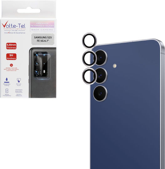 Volte-Tel Camera Protection Tempered Glass Silver for Samsung S25 Fe 5g S731