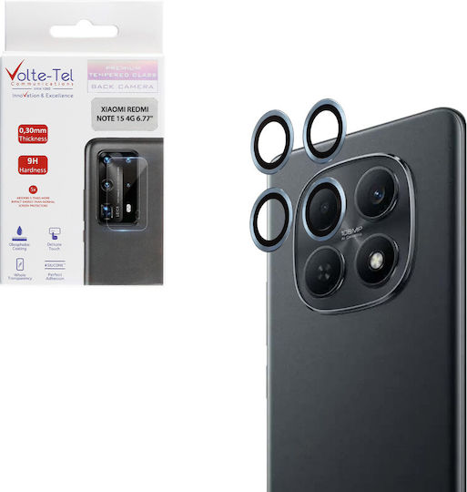 Volte-Tel Camera Protection Tempered Glass Blue for Xiaomi Redmi Note 15 4g