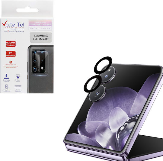 Volte-Tel Camera Protection Tempered Glass Black for Xiaomi Mix Flip 5g