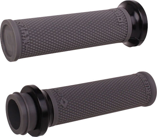 Odi Mânere Ghidon 25,4mm Ruffian Diamond Knurled Fără Flanșă Fără Waffle Throttle-by-wire Mediu V30itwh-b Gri