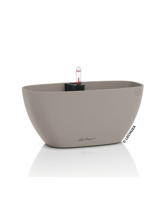 Lechuza Self-Watering Flower Pot Sand Brown 39x...