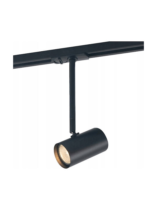 Italux Single Spot with E27 Lamp Adapter in Black Colour