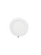 Adeleq Round Plastic Recessed Spot with Built-in LED and Warm White Light White