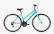 Ballistic District 28 2026 Türkises Trekking Fahrrad mit Geschwindigkeiten