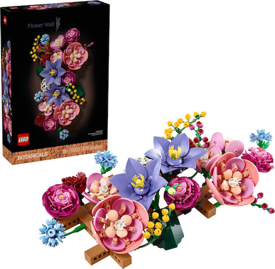 LEGO Botanical Collection Botanicals Flower Wall за 18+ години 879 броя