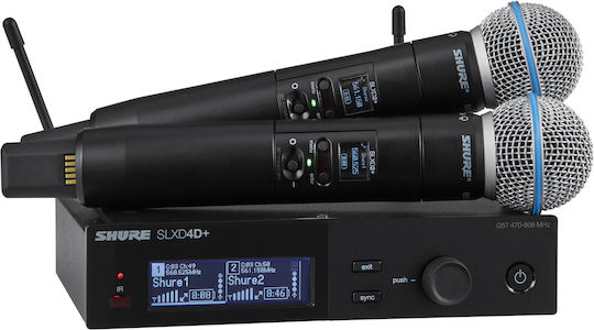 Shure SLXD24D+/B58 Σετ Ασύρματο Μικρόφωνο Χειρός για Φωνητικά