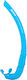 Silicone Snorkel Goa Steel Blue