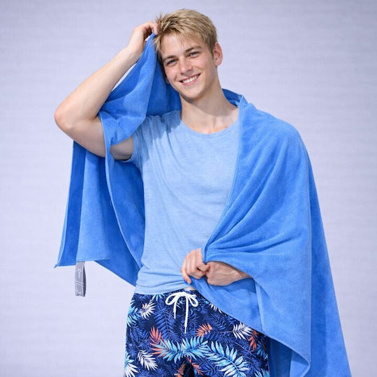 ForHome Microfiber Towel Body Blue 160x90cm