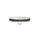 Eurolamp Commercial Bell Light 100W Cool White 12000 Lumen with Built-in LED Black Ø23.6cm