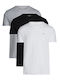 Men's Undershirts Short Sleeve Multicolour 3Pack