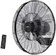 Primo 800720 Industrial Wall-mounted Fan Diameter 45.72cm with Remote Control